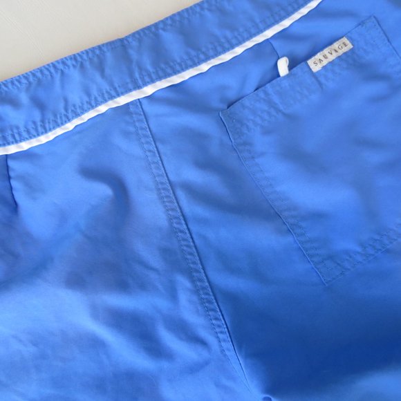 Bright Blue Men's Swim Trunks/Quick Dry Shorts, Size 32. - Picture 4 of 4